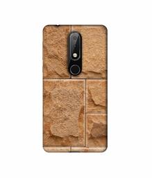 Amazon Brand - Solimo Designer Masted Color Marble 3D Printed Hard Back Case Mobile Cover for Nokia 6.1 Plus