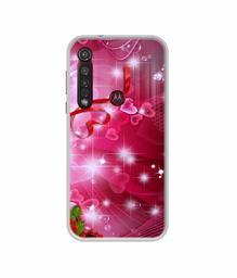 Amazon Brand - Solimo Designer Love UV Printed Soft Back Case Mobile Cover for Motorola Moto G8 Plus