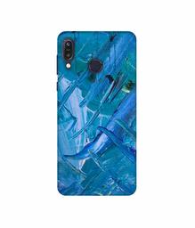 Amazon Brand - Solimo Designer Blue Paint 3D Printed Hard Back Case Mobile Cover for Asus Zenfone Max M1 ZB555KL