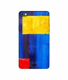 Amazon Brand - Solimo Designer Rectangle On Canvas 3D Printed Hard Back Case Mobile Cover for Micromax Canvas Sliver 5 Q450