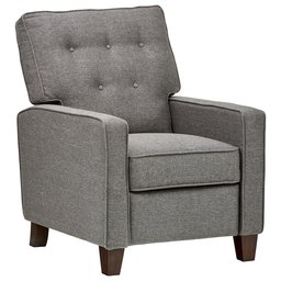 Amazon Brand – Stone & Beam Canfield Modern Reclining Tufted Arm Chair, 30.3