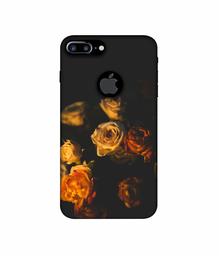 Amazon Brand - Solimo Designer Roses 3D Printed Hard Back Case Mobile Cover for Apple iPhone 7 Plus (Logo Cut)