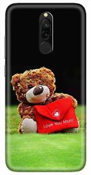 Amazon Brand - Solimo Designer Cute Teddy Bear 3D Printed Hard Back Case Mobile Cover for Xiaomi Redmi 8