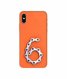 Amazon Brand - Solimo Designer Number Six 3D Printed Hard Back Case Mobile Cover for Apple iPhone Xs Max