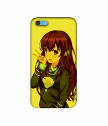 Amazon Brand - Solimo Designer DJ Girl Vector 3D Printed Hard Back Case Mobile Cover for Apple iPhone 5C