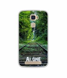 Amazon Brand - Solimo Designer Alone UV Printed Soft Back Case Mobile Cover for Lyf Water 9