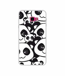 Amazon Brand - Solimo Designer Panda Texture UV Printed Soft Back Case Mobile Cover for Samsung Galaxy J4 Plus