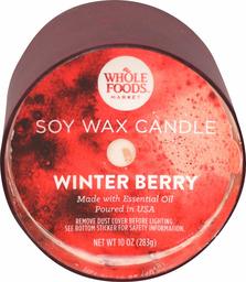 Whole Foods Market Frosted Winter Berry Candle, 10 Ounce