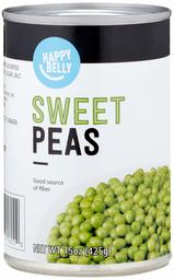 Amazon Brand - Happy Belly Sweet Peas, 15 oz