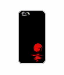 Amazon Brand - Solimo Designer Red Moon UV Printed Soft Back Case Mobile Cover for Micromax Canvas 2 Q4310