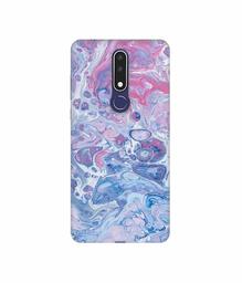 Amazon Brand - Solimo Designer Oil Paint on Marble 3D Printed Hard Back Case Mobile Cover for Nokia 3.1 Plus