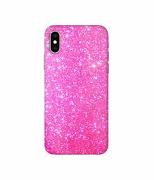 Amazon Brand - Solimo Designer Pink Sparkle 3D Printed Hard Back Case Mobile Cover for Apple iPhone Xs Max