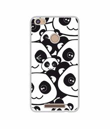 Amazon Brand - Solimo Designer Panda Texture UV Printed Soft Back Case Mobile Cover for Comio P1 4G