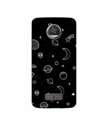 Amazon Brand - Solimo Designer Solar System 3D Printed Hard Back Case Mobile Cover for Moto Z2 Play