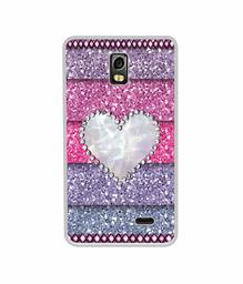 Amazon Brand - Solimo Designer Stone Heart UV Printed Soft Back Case Mobile Cover for LYF Water 10