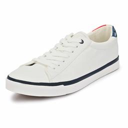 Klepe Men's Vulcansied PU White Sneakers-8 UK (42 EU) (9 US) (0709I/WHT)