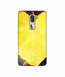 Amazon Brand - Solimo Designer Yellow Leaf 3D Printed Hard Back Case Mobile Cover for Coolpad Cool1 Dual