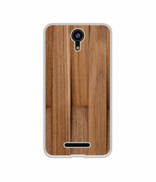 Amazon Brand - Solimo Designer Wooden Art UV Printed Soft Back Case Mobile Cover for Comio C2