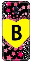 Amazon Brand - Solimo Designer Heart Pattern Alphabet-B 3D Printed Hard Back Case Mobile Cover for Xiaomi Redmi 8A