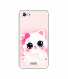 Amazon Brand - Solimo Designer Babby Kitty UV Printed Soft Back Case Mobile Cover for Lyf Water 11