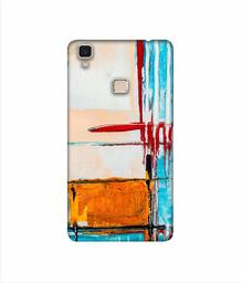 Amazon Brand - Solimo Designer Glass Paint 3D Printed Hard Back Case Mobile Cover for Vivo V3 Max