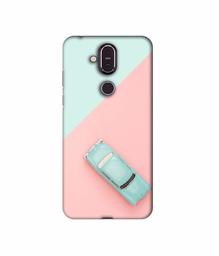 Amazon Brand - Solimo Designer Toy Car 3D Printed Hard Back Case Mobile Cover for Nokia 8.1