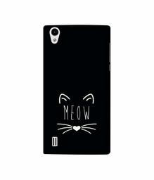 Amazon Brand - Solimo Designer Meow 3D Printed Hard Back Case Mobile Cover for VIVO Y15