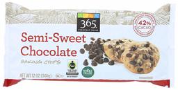 365 Everyday Value, Semi-Sweet Chocolate Baking Chips, 12 oz