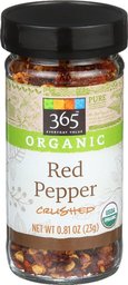 365 EVERYDAY VALUE Organic Red Chili Pepper Crushed, 23 GR