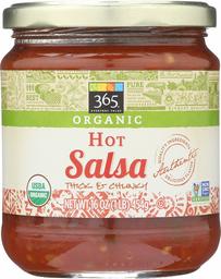 365 Everyday Value, Organic Hot Salsa, Thick & Chunky, 16 oz