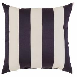 Amazon Brand – Stone & Beam Classic Stripe Outdoor Throw Pillow - 20 x 20 Inch, Nautical