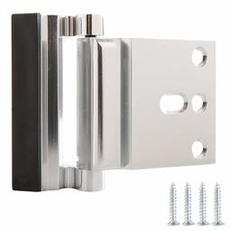 AmazonBasics Door Reinforcement Lock, Polished Chrome, 1-Pack