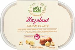 WHOLE FOODS MARKET Hazelnut Italian Gelato, 30.4 FZ