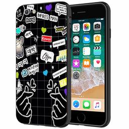 Amazon Brand - Solimo Designer Hearts Printed Hard Back Case Mobile Cover for Apple iPhone 8/7 (D1257)