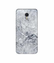 Amazon Brand - Solimo Designer Grayish Marble 3D Printed Hard Back Case Mobile Cover for Meizu M3 Note