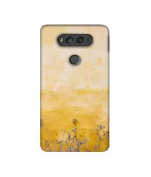 Amazon Brand - Solimo Designer Dry Flower On Wall 3D Printed Hard Back Case Mobile Cover for LG V20