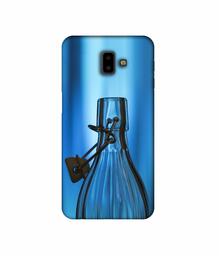 Amazon Brand - Solimo Designer Blue Bottle 3D Printed Hard Back Case Mobile Cover for Samsung Galaxy J6 Plus