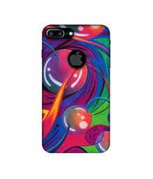 Amazon Brand - Solimo Designer Patternn 3D Printed Hard Back Case Mobile Cover for Apple iPhone 7 Plus (Logo Cut)