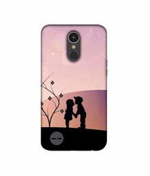 Amazon Brand - Solimo Designer Kiss-ing Couple 3D Printed Hard Back Case Mobile Cover for LG K10 (2017)