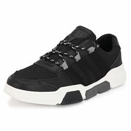 Klepe Men's Black/D.Grey Sneakers-10 UK (44 EU) (11 US) (FTK/112211/BLK)