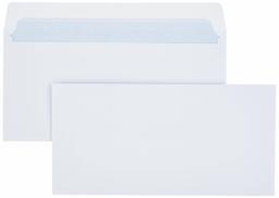 AmazonBasics Peel&Seal DL Envelopes, White, 100 GSM, 500 Pack