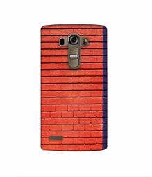 Amazon Brand - Solimo Designer Red and Purple Brick 3D Printed Hard Back Case Mobile Cover for LG G4 Stylus