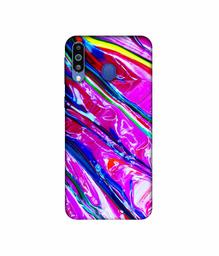 Amazon Brand - Solimo Designer Oil Color 3D Printed Hard Back Case Mobile Cover for Samsung Galaxy M21