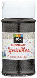 365 Everyday Value, Chocolate Sprinkles, 2.75 oz