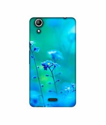 Amazon Brand - Solimo Designer Blue Flower 3D Printed Hard Back Case Mobile Cover for Micromax Canvas Selfie 2 Q340