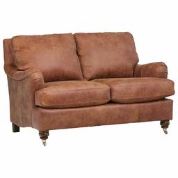 Amazon Brand – Stone & Beam Brandeberry Leather Loveseat, 58