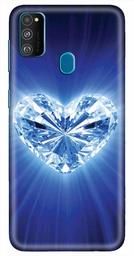 Amazon Brand - Solimo Designer Heart Design 3D Printed Hard Back Case Mobile Cover for Samsung Galaxy M21 / M30s