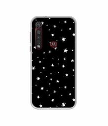 Amazon Brand - Solimo Designer Sperking Stars UV Printed Soft Back Case Mobile Cover for Motorola Moto G8 Plus