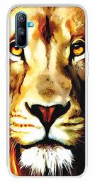 Amazon Brand - Solimo Designer Multicolor Lion Design Printed Soft Back Case Mobile Cover for Realme C3