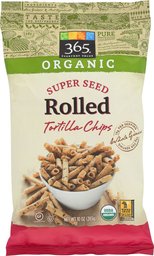 365 Everyday Value, Organic Super Seed Rolled Tortilla Chips, 10 Ounce